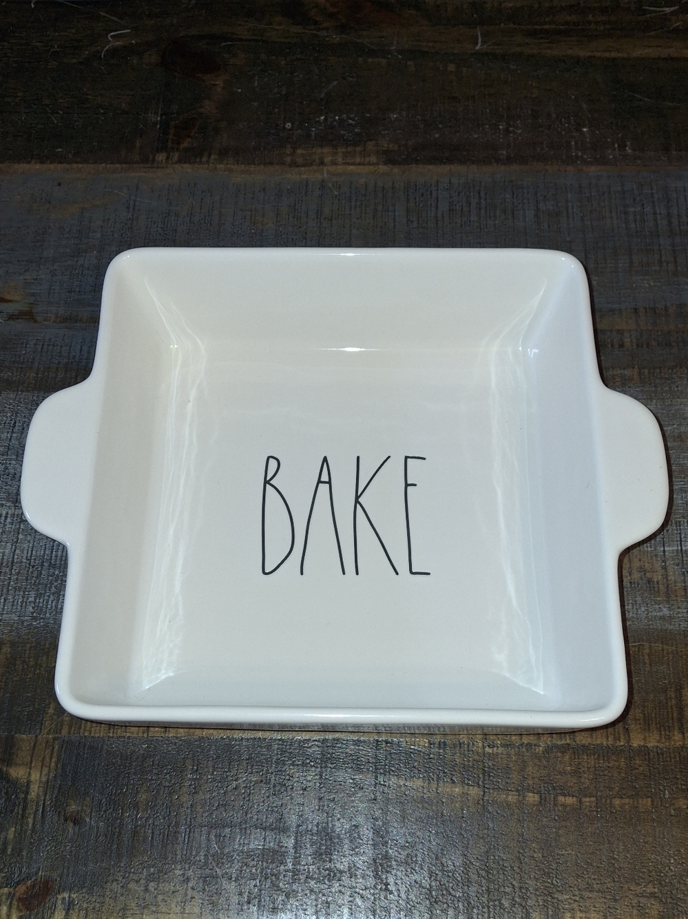 Rae Dunn BAKE Square Casserole Dish